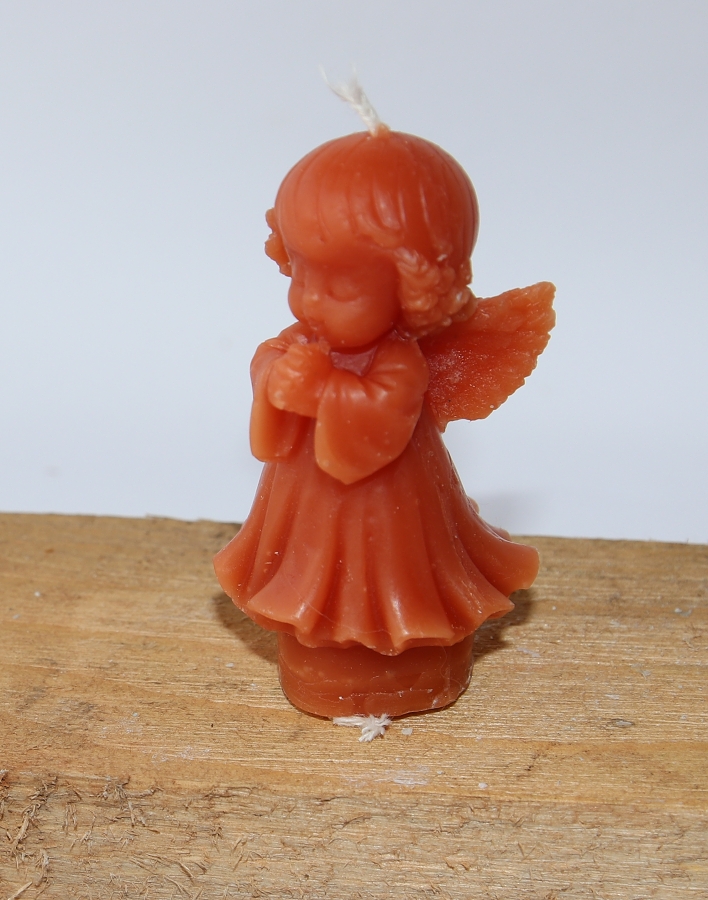 Barevná svíčka dekorativní, malá - Andělka a Anděl, Světelní ochránci, Magic Angel 3133