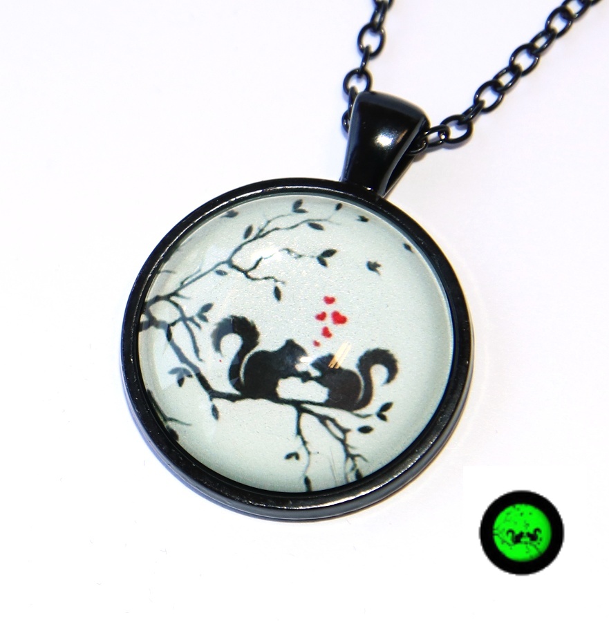 Řetízek Fashion Jewerly - Amulet Kočky, Motýl, Veverky, Víla, Vážka, Pampeliška, Fantazie a Radost 3185
