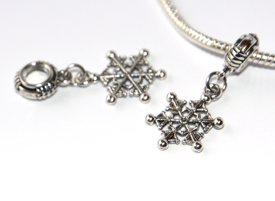 Korálek Fashion Jewerly - Přívěsek Sněhová vločka - Sextagram, Příroda, Snowflake 3207