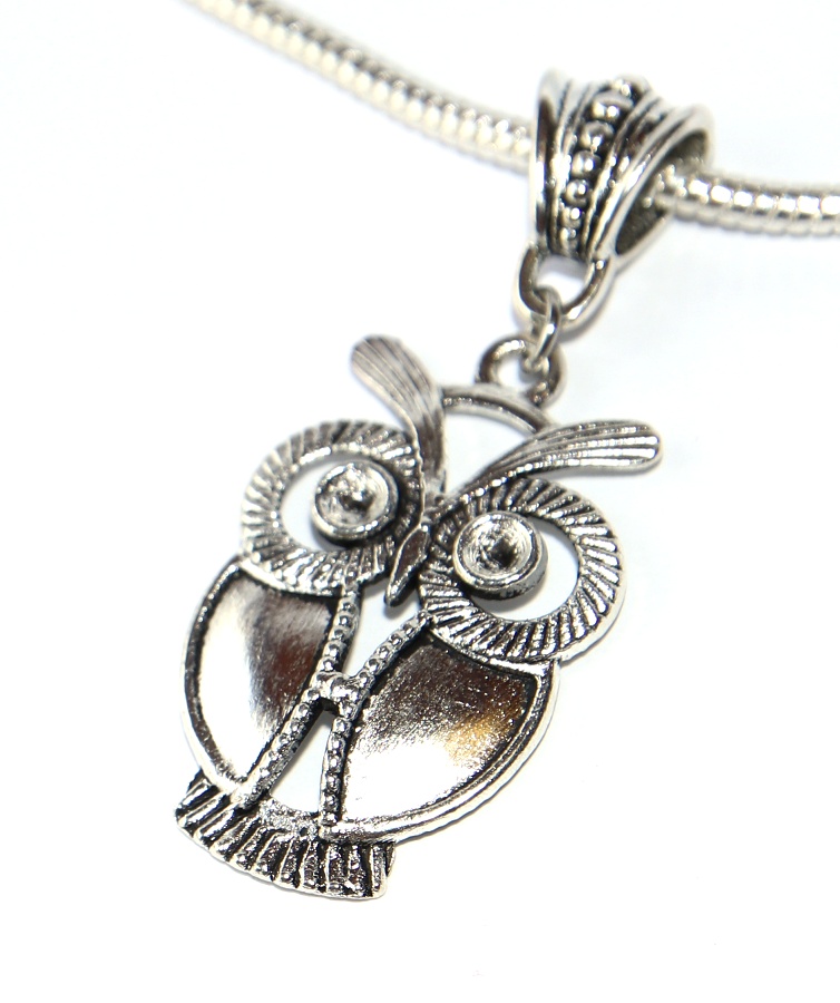 Korálek Fashion Jewerly - Přívěsek Sova, Příroda, Zvířata, Moudrost, Owl 3217