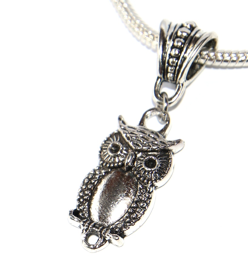 Korálek Fashion Jewerly - Přívěsek Sova, Příroda, Zvířata, Moudrost, Owl 3218