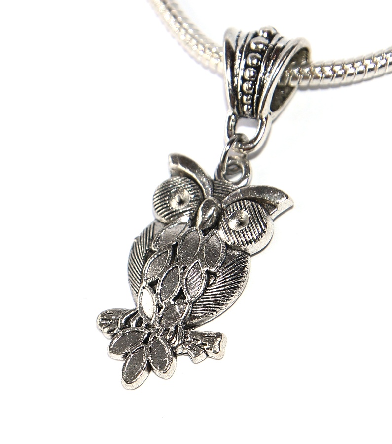 Korálek Fashion Jewerly - Přívěsek Sovička, Příroda, Zvířata, Moudrost, Little Owl 3221l