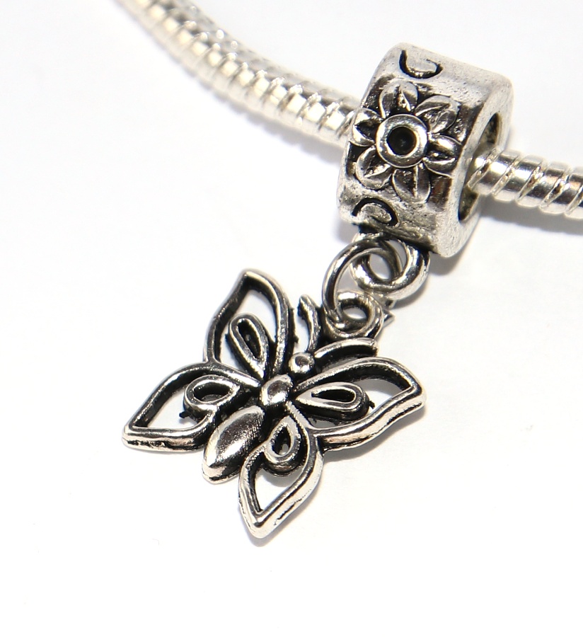 Korálek Fashion Jewerly - Přívěsek Motýl, Příroda, Zvířata, Hmyz, Butterfly 3225