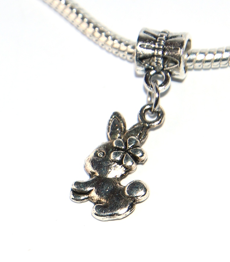 Korálek Fashion Jewerly - Přívěsek Zajíček, Zvířata, Příroda, Radost, Bunny 3256