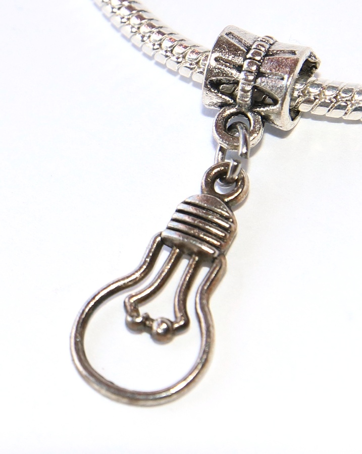 Korálek Fashion Jewerly - Přívěsek Žárovka, Světlo, Domov, Rodina, Radost, Bulb 3279