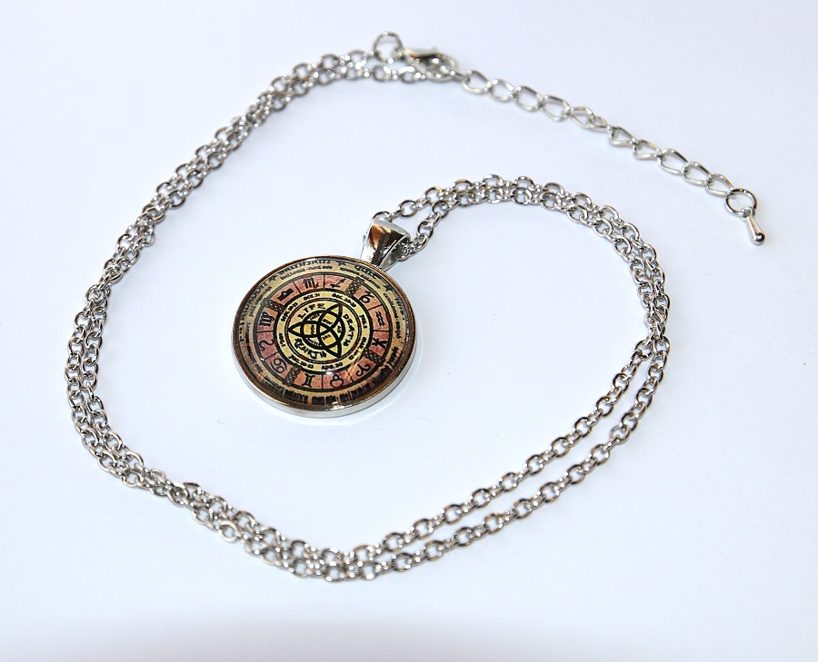 MR Amulet Fashion Jewerly - Znamení zvěrokruhu, Trojrozměrná geometrie, Vesmírné hvězdy určují naši podstatu, Život Smrt a Znovunarození, Death Live Rebirth 3406