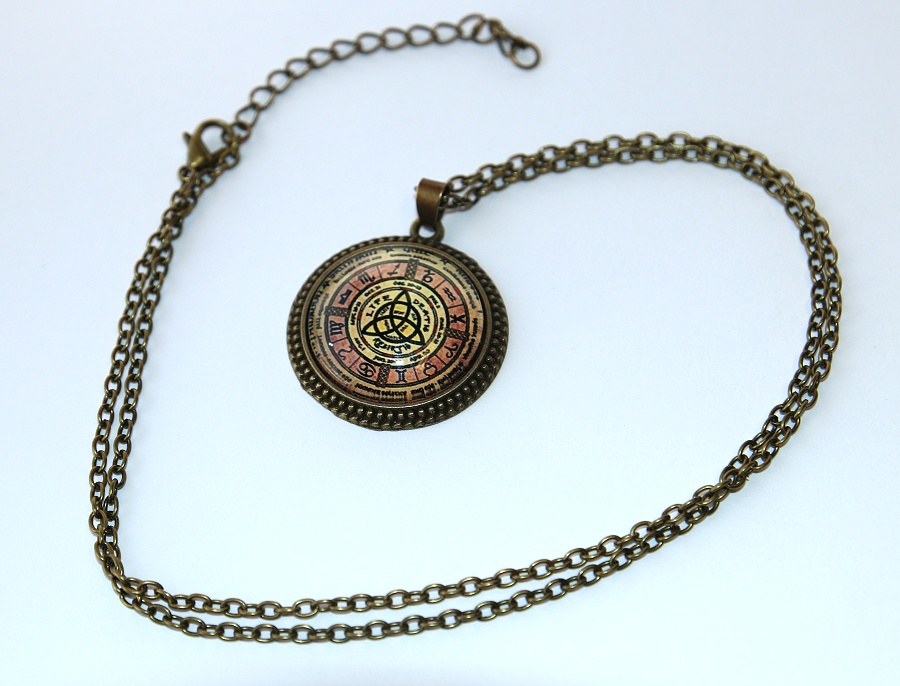 MR Amulet Fashion Jewerly - Znamení zvěrokruhu, Trojrozměrná geometrie, Vesmírné hvězdy určují naši podstatu, Život Smrt a Znovunarození, Death Live Rebirth 3406