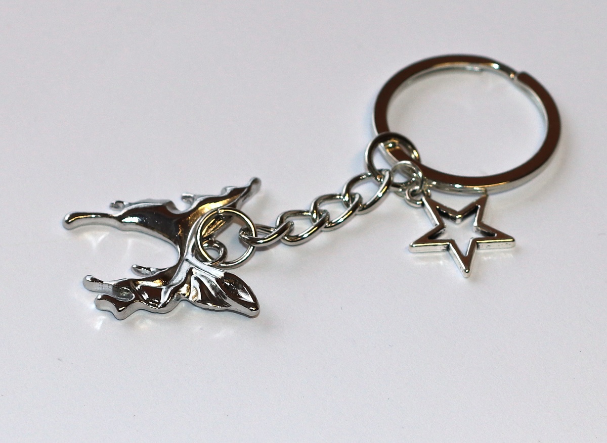 AsterSilver Klíčenka s hvězdou - Motýl, Srdce, Spirála 3556