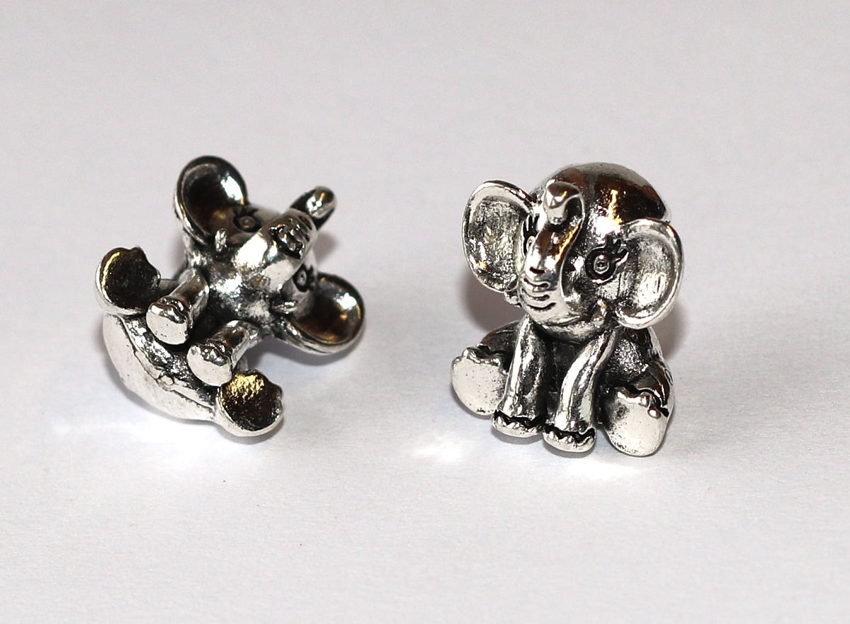 Korálek Fashion Jewerly na náramek nebo řetízek - Slon, Slonice, Věrná maminka, Pro štěstí 3567