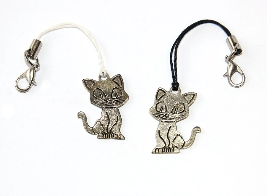 Klíčenka Joyka - Kočka pro štěstí, Kočička s úsměvem, Love cats 3674