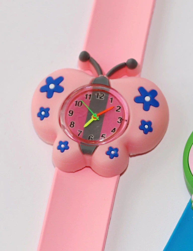 Dětské hodinky Fashion Jewerly Omotávací - Růžový motýl, Sova Barevná 3690