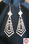 Náušnice Fashion Jewerly - štrasové slzy zlaté barvy 101