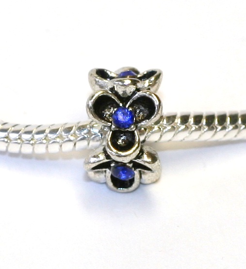 Korálek Fashion Jewerly - Modré kvítí 1098