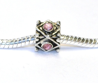 Korálek na náramek Fashion Jewerly - Růžové páže 1110
