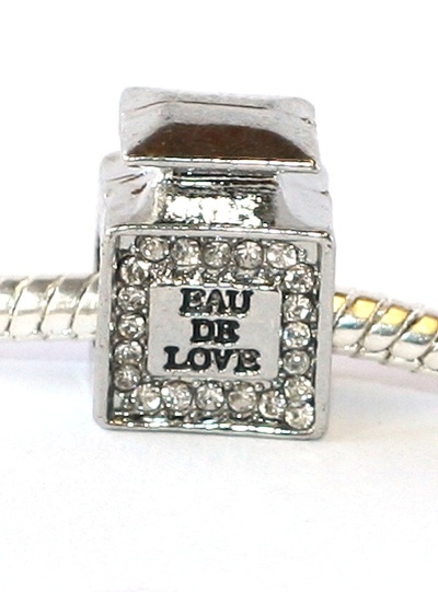 Korálek na náramek Fashion Jewerly - Parfém Eau de Love 1616