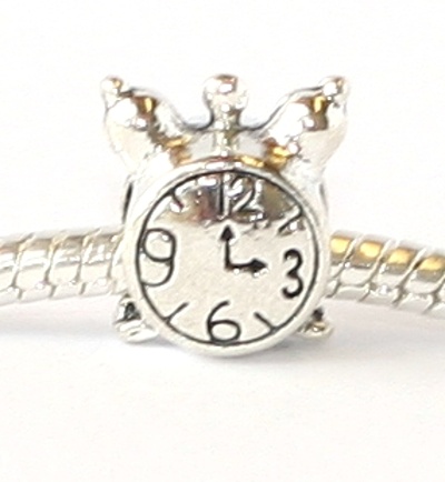 Korálek na náramek Fashion Jewerly - Budík, budíček, hodiny 1689