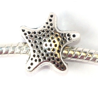 Korálek na náramek Fashion Jewerly - Mořská hvězdice, hvězda 1704