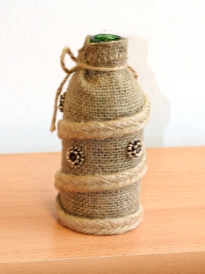 Recycled by Nature - Originální vázička s květinkami, spirála 2007
