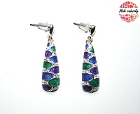 Náušnice Fashion Jewerly - Barevné slzičky 205