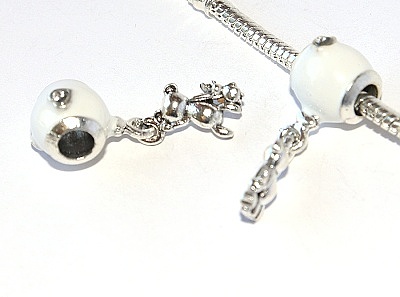 Korálek Fashion Jewerly - Přívěsek Medvídek, Rodina nadevše, Matka, Srdce, Family 2453