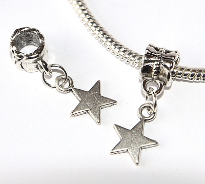 Korálek Fashion Jewerly - Drobná hvězdička, Noc, Obloha, Touha, Star 2905