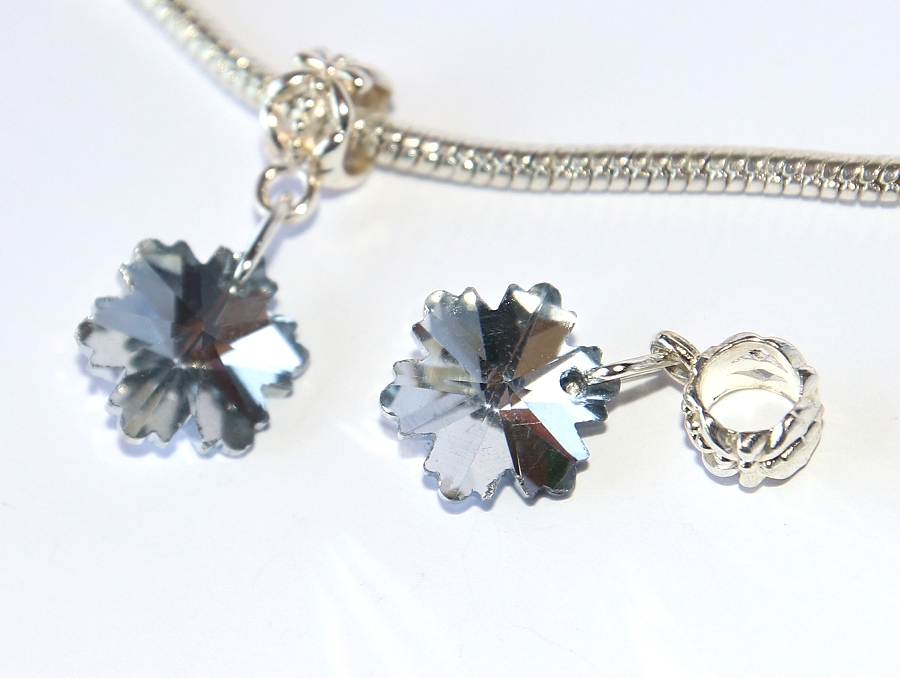 Korálek Fashion Jewerly - Přívěsek Sněhová vločka, Hvězdička, Naděje, Světlo života, Snoeflake 2970
