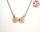 Řetízek Fashion Jewerly - Mašlička s perlama 292
