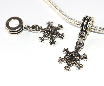Korálek Fashion Jewerly - Přívěsek Sněhová vločka, Příroda, Snowflake 3205