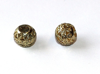 Korálek Fashion Jewerly na náramek nebo řetízek - Zlaté Vlnky, Vlnohraní, Elegance 3563