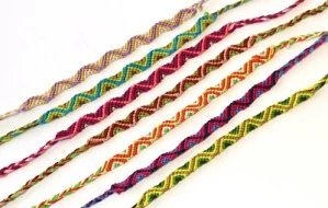 JoyKa Náramek Přátelství, 13 políček - Nejlepší kamarádi, Barevná Bavlnka pro mou Lásku, Nejka, BFF, Best Friends 3667