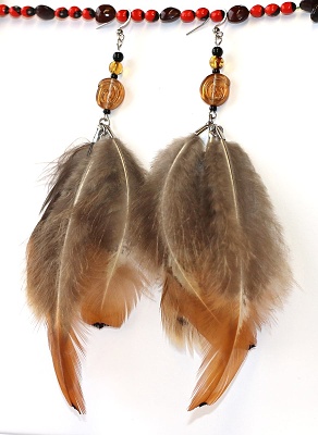 JoyKa Pírkové Naušnice -  Víla Země, Tancuje z Vesela, Ponořená do Hloubky, Wild Spirit 3720