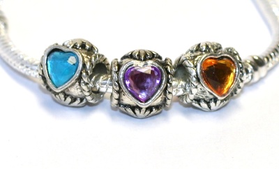 Korálek na náramek Fashion Jewerly - Věrné srdce 827