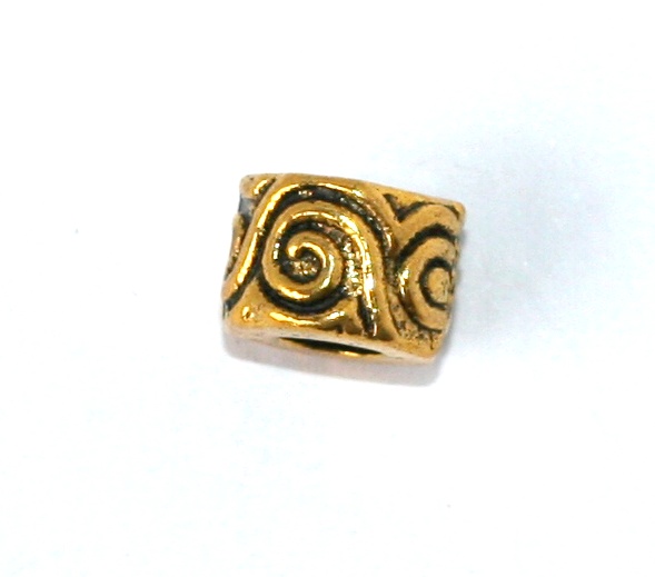 Korálek Fashion Jewerly - Zlaté spirály 868