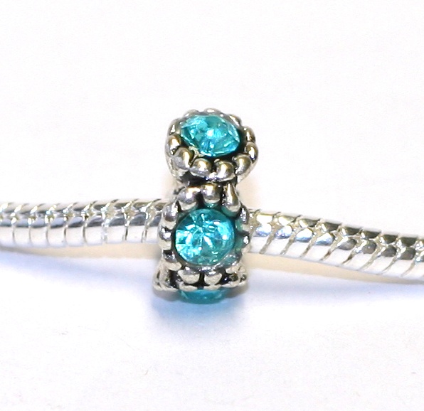 Korálek na náramek Fashion Jewerly - Modrá lady 1124