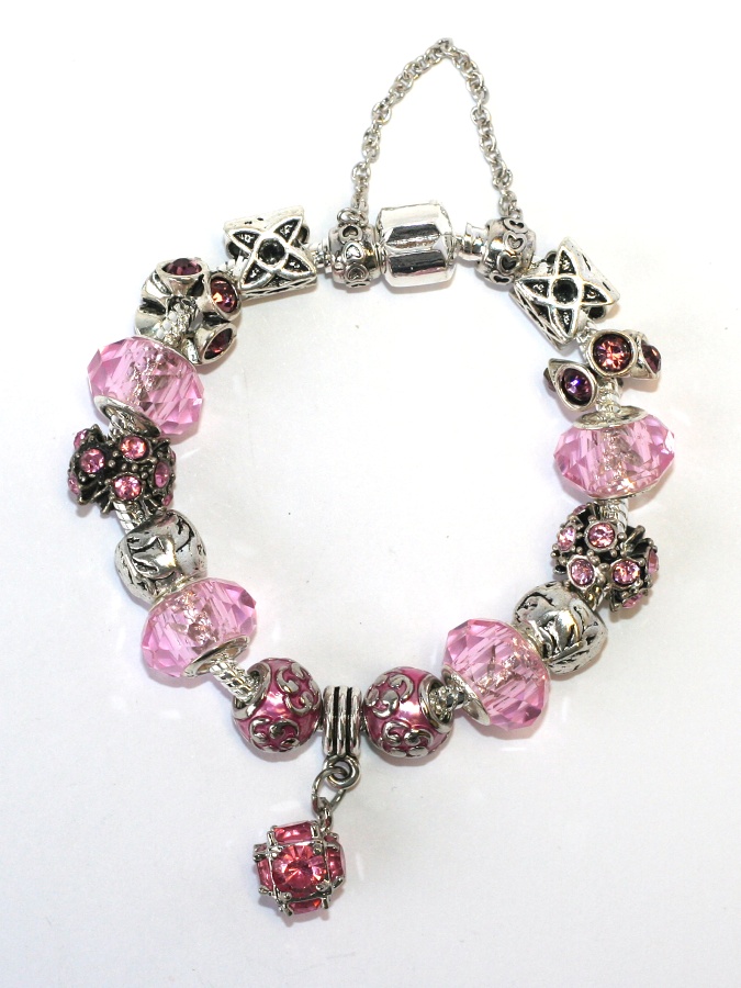 Korálky na náramek Fashion Jewerly - Růžová Princezna 1222