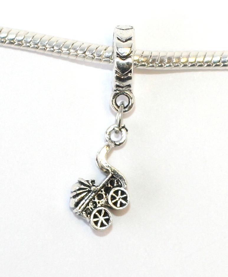 Korálek Fashion Jewerly - Přívěsek Retro Kočárek 1321