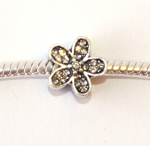 Korálek na náramek Fashion Jewerly - Zdobená květina 1371