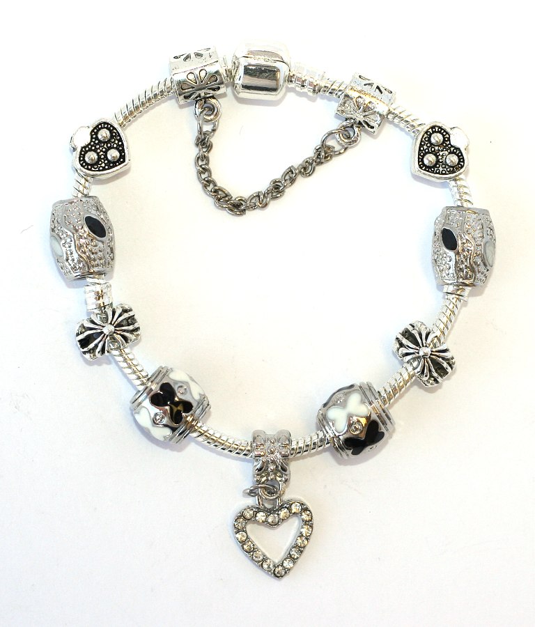 Korálky na náramek Fashion Jewerly - Srdcová dáme hraje poker 1581