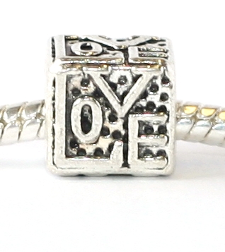 Korálek na náramek Fashion Jewerly - Kostka Love, láska 1676