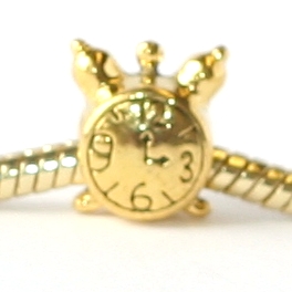 Korálek na náramek Fashion Jewerly - Budík, budíček, hodiny 1690