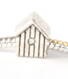 Korálek na náramek Fashion Jewerly - Dům, domek, domeček, chatka 1697