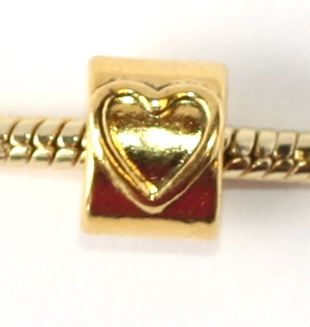 Korálek na náramek Fashion Jewerly - Srdce, srdíčko 1724