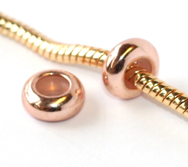 Korálek na náramek Fashion Jewerly - Stopper, Zarážka, Simple Elegant Gold 1883