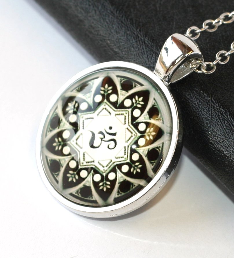 Řetízek Fashion Jewerly - Amulet Óm, Mandala, Yoga, Meditace, Namaste 1923