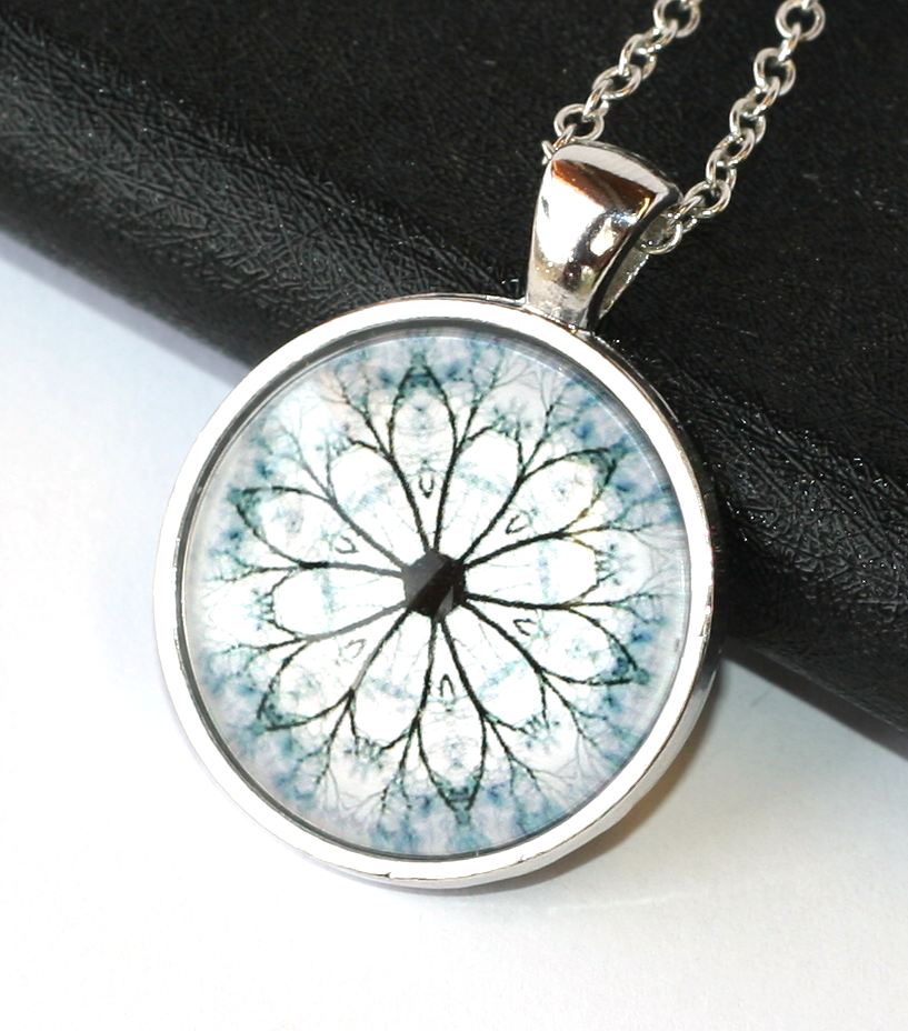 Řetízek Fashion Jewerly - Amulet Mandala, posvátná geometrie, Yoga, Namaste 1930