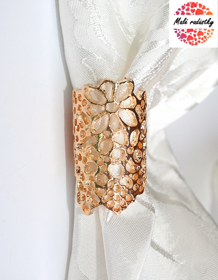 Prsten Fashion Jewerly - Golden flowers 177