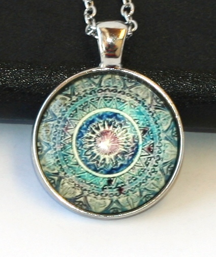 Řetízek Fashion Jewerly - Amulet Mandala, Květ, Meditace, Yoga, Namaste 2074