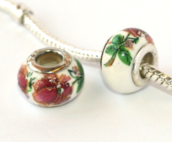 Korálek na náramek Fashion Jewerly - Retro Style, Květina, Flower Girl 2112
