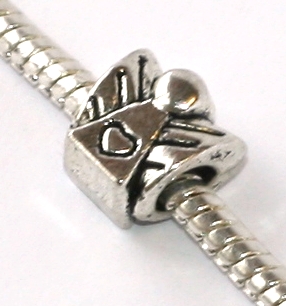Korálek na náramek Fashion Jewerly - Anděl, Andílek se srdíčkem 2166