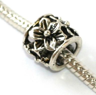 Korálek na náramek Fashion Jewerly - Květina, Víla na paloučku 2171
